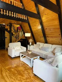 The Owl A-Frame Retreat/ with hot tub - Image 3