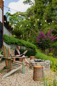Bird Garden Cabin with Hydro Fireplace in StoAmaro - Image 5