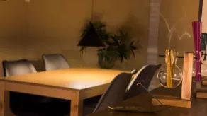 Accommodates up to 6 people | Cozy tatami room | LED lights, aromatherapy, projector to create a relaxing space. - Image 5