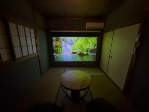 Accommodates up to 6 people | Cozy tatami room | LED lights, aromatherapy, projector to create a relaxing space. - Image 3