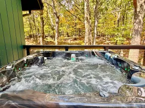 Catskills Chalet with Hot Tub, Fireplace & Stream - Image 2