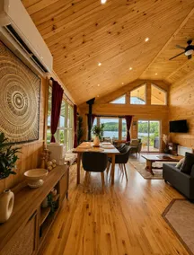 Private lake view cottage with hot tub - Image 2