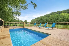 Hocking Hills A-Frame w/ pool, hot tub, firepit ! - Image 4