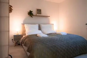 Lightview Apartments Downtown | Parking | Kitchen - Image 4