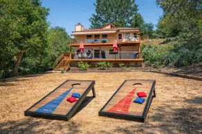 Mountain View Family Vacation Home · BBQ Terrace & Entertainment Game Room - Image 3