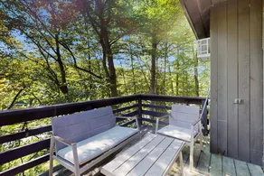 2BR condo w/ balcony, river view, woodstove, w/d - Image 3