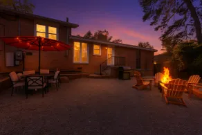 Orange Pit | Luxury 3BR + 75” TV + Fire Pit Yard - Image 5