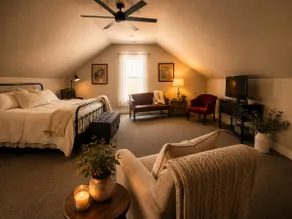 The Loft at Cedar Pond Farm | King Bed •Breakfast - Image 5