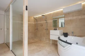 Bottom of villa, hot tub, fireplace, sauna, pool - Image 2