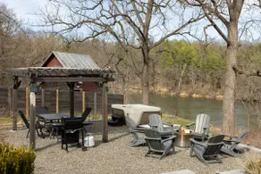 Rustic Luxe Creekside Retreat with Hot Tub and Fire Pit, Minutes From Hudson - Image 4