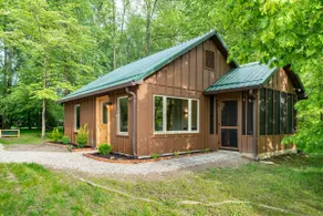 Log Cabin + Guest House on a Pond with Hot Tub - Image 5