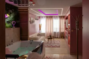 Unique Loveroom & Jacuzzi Experience Dreaming in pink - Image 5