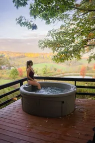 Pondside Chalet · Loft Soaking Tub · Sauna+Hot Tub - Image 3