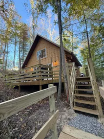 Brand New! Cozy Log Cabin, Hot Tub, fire pit! - Image 3