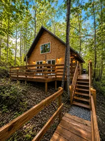 Brand New! Cozy Log Cabin, Hot Tub, fire pit! - Image 2