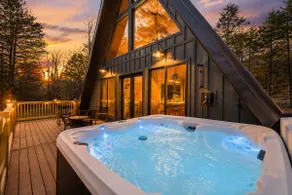 AFrame · Hot Tub · Lake · Branson - Image 3