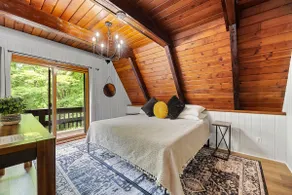 Beautiful Rustic A Frame Cabin in Fall - Image 5