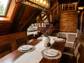 Beautiful Rustic A Frame Cabin in Fall - Image 2
