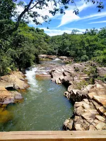 Usina Velha Chalet AP 3. Waterfall, pool and river - Image 5
