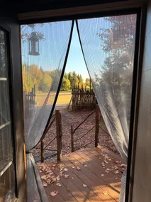 Wooden forest teepee in maple grove #5 - Image 5