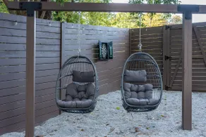 Cary Hot Tub, Outdoor Movies, Fire Pit & Games - Image 4