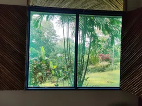 Country house in front of a stream with a waterfall. - Image 4