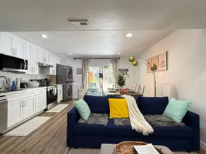 Entire rental unit in the Adwoodmall area, with a private entrance and exit, one bedroom, one living room, a full bathroom, and a private courtyard. - Image 2