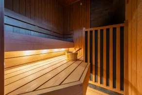 BBQ, private sauna, wood stove | Designer rental villa with stone terrace and soothing fire - Image 5