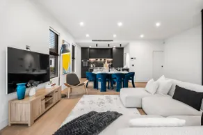 Luxury 3BR w Rooftop Spacious & Modern Sleeps 8 - Image 3