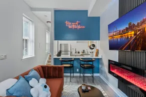 Neon Nook | Stylish 1BR Retreat in Soulard - Image 3