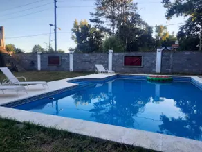 Quinta Las Moras: swimming pool, porch, barbecue area, and fireplace. - Image 5