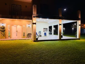 Quinta Las Moras: swimming pool, porch, barbecue area, and fireplace. - Image 3
