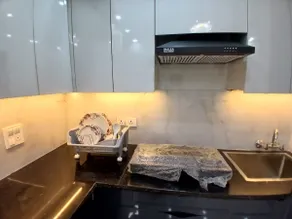luxury 2 bhk flat ac gysear free parking kitchen - Image 3