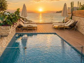 Beachfront Villa Anatoli Sidari with private heated pool by DadoVillas - Image 3