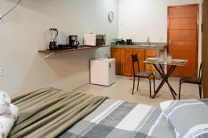 Flat2 with queen size bed, air, electric shower and kitchen - Image 4