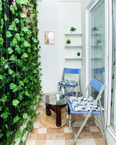 Cool & Quiet 2BHK nr Lake | Balcony + Work Stay - Image 4
