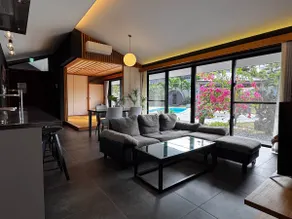 Pool & Sauna｜BBQ Terrace & Garden with Playground - Image 2