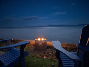 1BR Lake View Chalet w/ Hot Tub, AC & Fire pit - Image 3