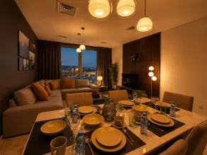 Luxury 4BR Lounge, Sea&Pearl View, Above Mall - Image 4
