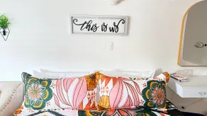 Orange Door Boho with Beautiful King Bed - Image 4