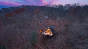 A-Frame At Oak Hills: Creekside + Hot Tub + Sauna. - Image 3