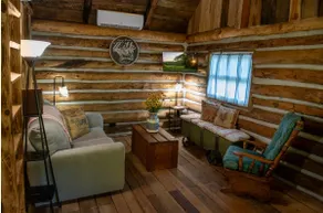 Heritage Log Cabin Turkey Path Ranch on 325 acres - Image 2