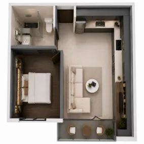 Comfortable 1 bdr Kamala City Gate - Image 5