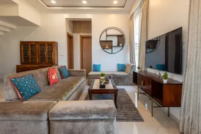 Modern villa with hill views, glass room, pool. - Image 2