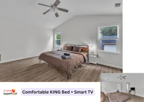 King Bed | Full Kitchen, Laundry + Private Entry - Image 2