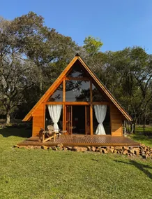Swiss Cabin near Gramado with bathtub - Image 2