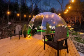 Glass Cabin Over Creek | Grotto Pool+Dome+Hot Tub - Image 4