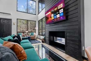 Glass Cabin Over Creek | Dome+Hot Tub+Grotto Pool - Image 3