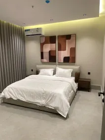 Modern apartment, bedroom, living room and kitchen - Image 2
