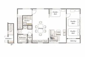Yokohama/76㎡ /5 min Sta/3bed +1sofa /a parking lot - Image 4
